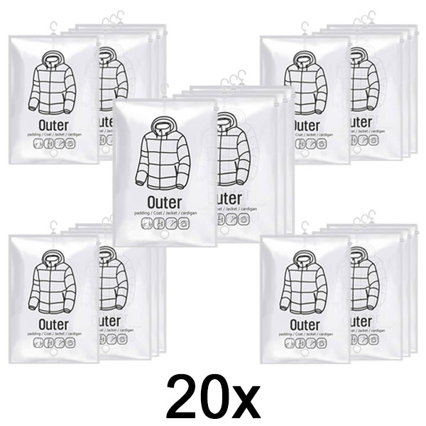 5x Vrećice za vakuumsko čuvanje za kačenje (4 kom.) | VACUHANG