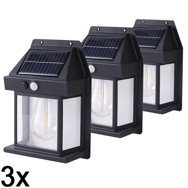 3x Solarna spoljna lampa – nije potrebno ožičenje | FLUXLAMP
