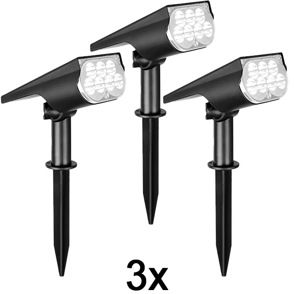 3x Solarni reflektor za spoljašnju upotrebu | SPOTIKE