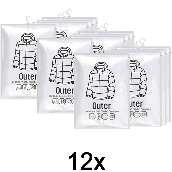 3x Vrećice za vakuumsko čuvanje za kačenje (4 kom.) | VACUHANG