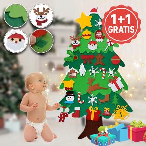 Filcana božićna jelka sa ukrasima | FELTPINETREE